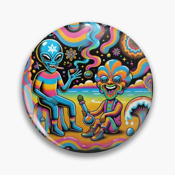 Item preview, Psychedelic Alien and Happy Acid Man designed and sold by Noussairox.