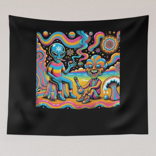Item preview, Psychedelic Alien and Happy Acid Man designed and sold by Noussairox.