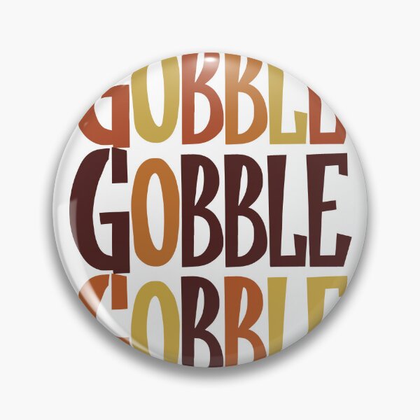 Artikelvorschau, Gobble Gobble Thanksgiving Herbststimmung entworfen und verkauft von Quirky Shirts.
