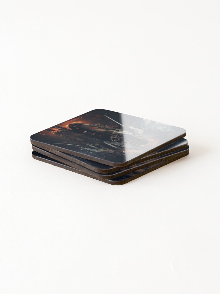 Thumbnail 4 of 5, Coasters (Set of 4), Tank designed and sold by Rtymer.