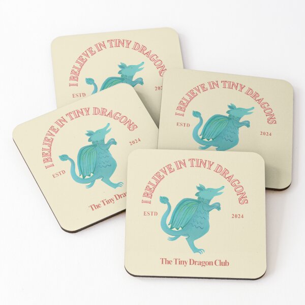 Item preview, I Believe in Tiny Dragons - The Snugtooth mountain Dragon Tiny Dragon Club designed and sold by Jemma Jamie Skidmore.