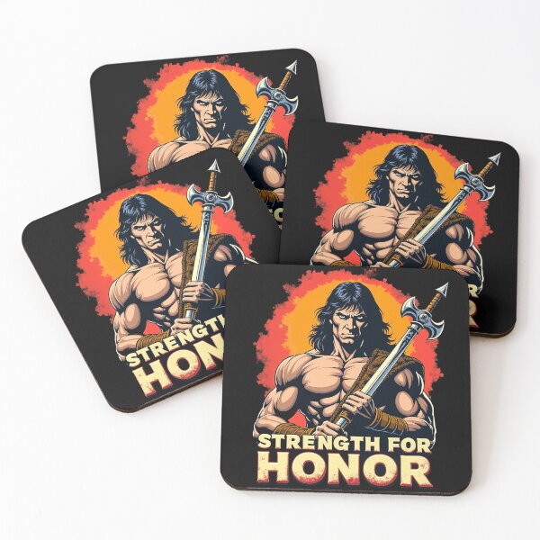 Item preview, Warrior with Axe and Honor Text designed and sold by artwaves.