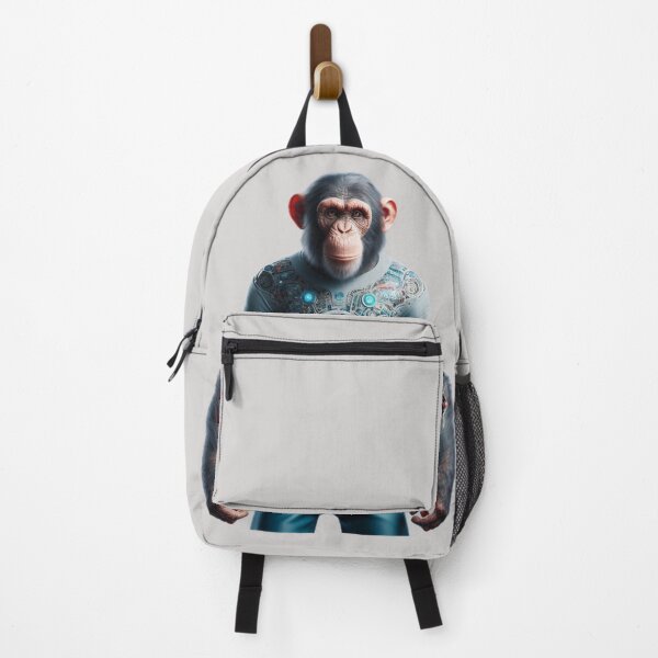 Item preview, Title: Monkey in T-Shirt and Pants: Stylish and Trendy Outfit designed and sold by nada-art.