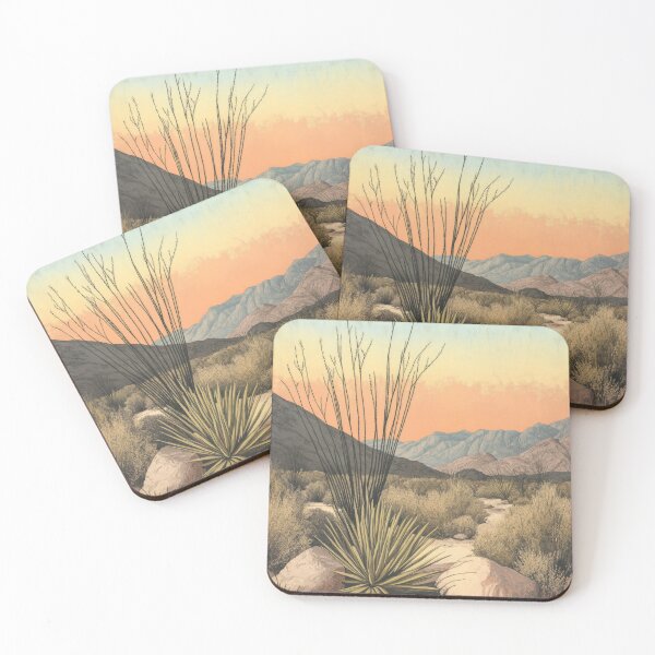 Item preview, Serene Mojave Sunrise: California Desert Art Print designed and sold by CaliforniaVibe.