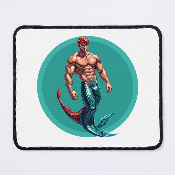 Item preview, Red Merman - Hot Ginger Gay Merman designed and sold by Live Out Gear.