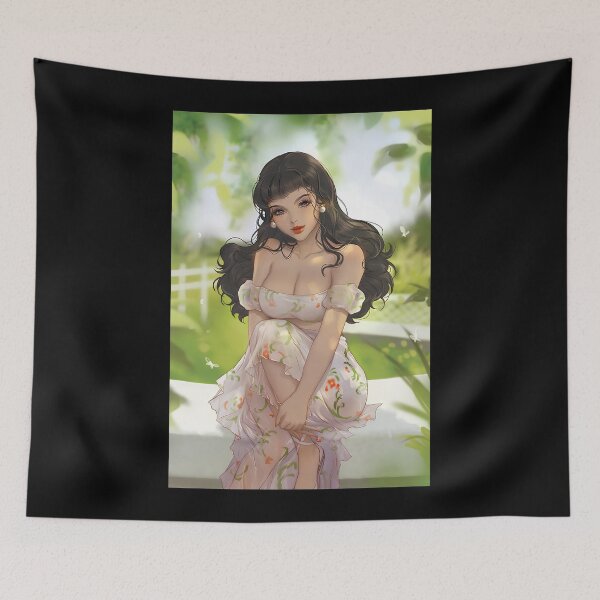 Item preview, duduk santai di taman air mancur designed and sold by goldjuliana.