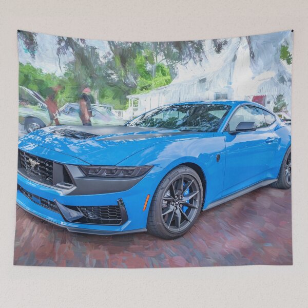 Item preview, 2024 Grabber Blue Ford Mustang Dark Horse X104 designed and sold by RichFrancoCars.