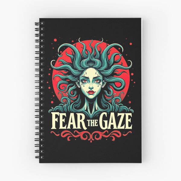 Item preview, Medusa-like Figure with Text designed and sold by artwaves.