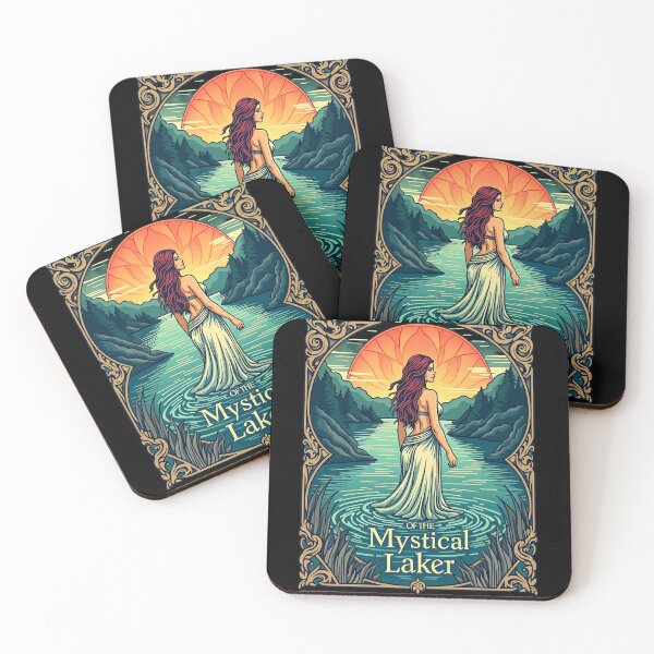Item preview, Mystical Woman in Serene Lake designed and sold by artwaves.