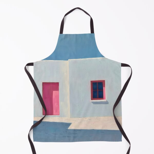 Item preview, Adobe House with Pink Door designed and sold by high-noon-moon.