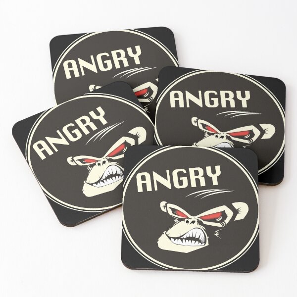 Item preview, Angry Ape (with text) designed and sold by IceBlueDesigns.