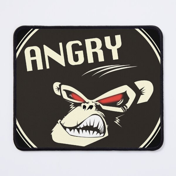 Item preview, Angry Ape (with text) designed and sold by IceBlueDesigns.