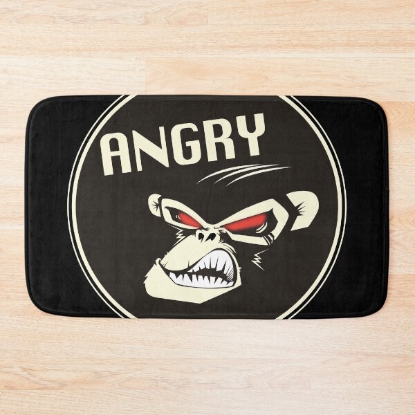 Item preview, Angry Ape (with text) designed and sold by IceBlueDesigns.