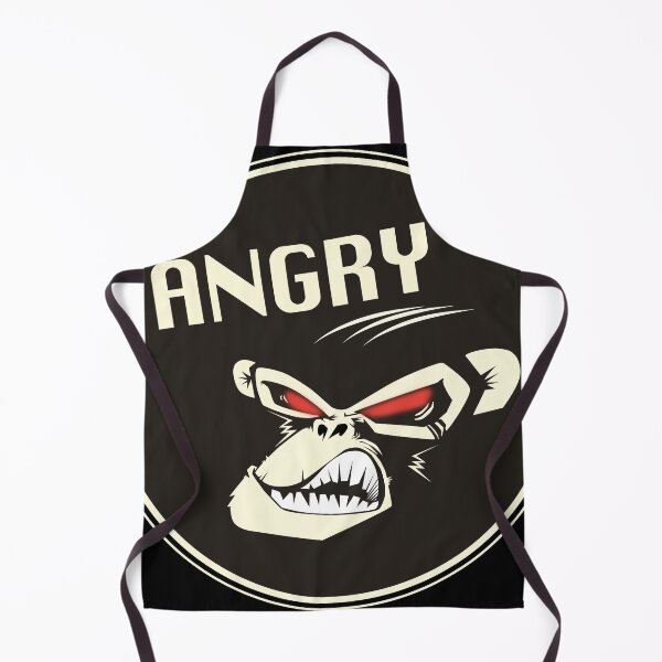 Item preview, Angry Ape (with text) designed and sold by IceBlueDesigns.
