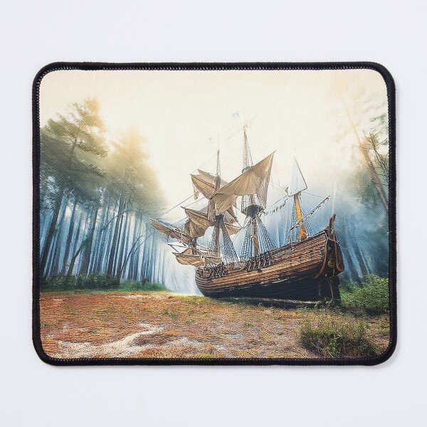 Item preview, Forest-Bound Galleon: Nautical Dreamscape designed and sold by MDKey DESIGN.