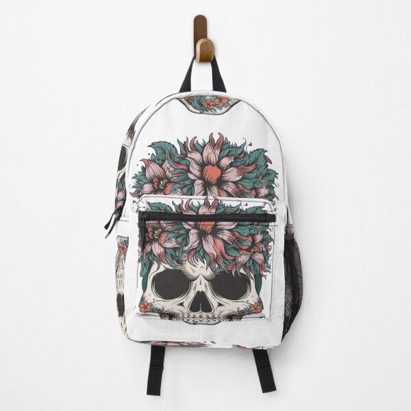 Item preview, FlFloral Skull: The Art of Beauty and Mortality designed and sold by TrendTrove1.