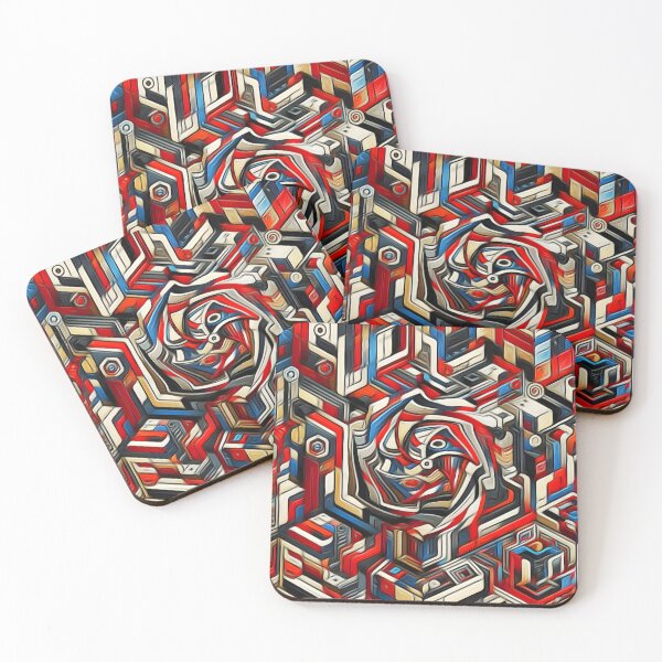 Item preview, Geometric vibes 2024 designed and sold by Red Siri0 Art.