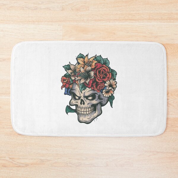 Item preview, FlFloral Skull: The Art of Beauty and Mortality designed and sold by TrendTrove1.