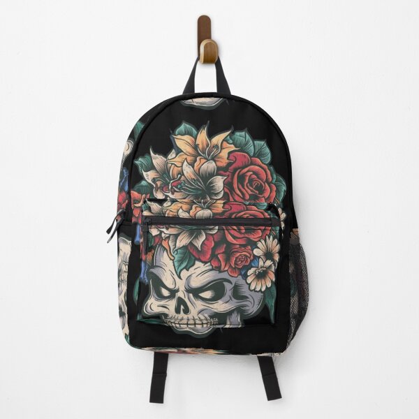 Item preview, FlFloral Skull: The Art of Beauty and Mortality designed and sold by TrendTrove1.