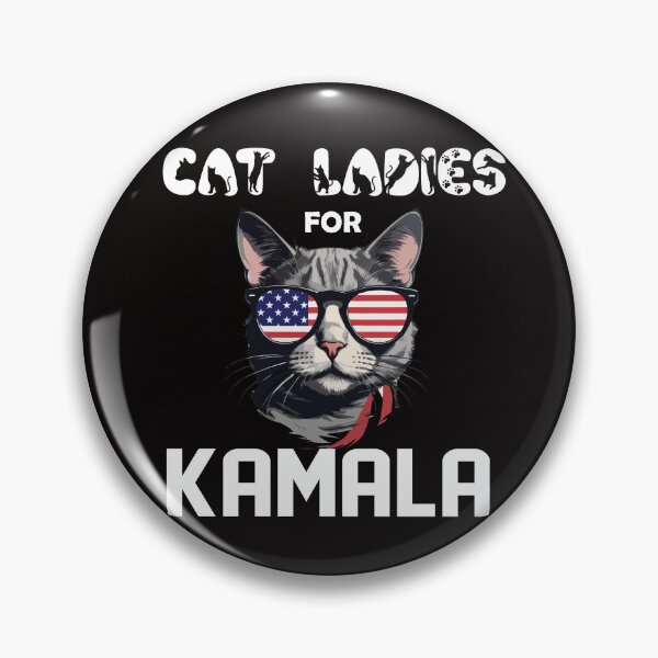 Item preview, Cat Ladies for Kamala Funny Cat 2024 President Kamala-Harris designed and sold by AxelBrook.