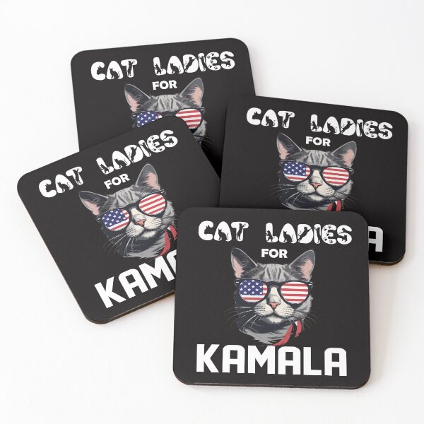 Item preview, Cat Ladies for Kamala Funny Cat 2024 President Kamala-Harris designed and sold by AxelBrook.