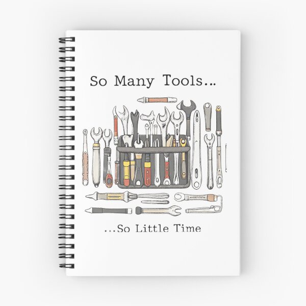 Item preview, Retro 1980s So Many Tools, So little time  designed and sold by GroovyDino.