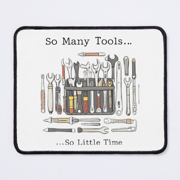 Item preview, Retro 1980s So Many Tools, So little time designed and sold by GroovyDino.