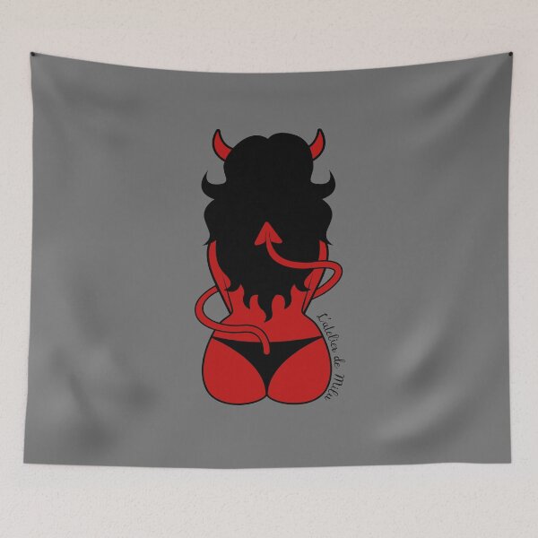 Item preview, Feeling Naughty - Grey background designed and sold by L'Atelier de Milu.