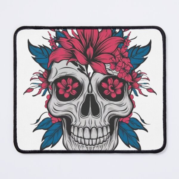Item preview, FlFloral Skull: The Art of Beauty and Mortality designed and sold by TrendTrove1.