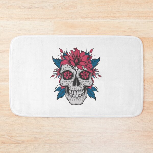 Item preview, FlFloral Skull: The Art of Beauty and Mortality designed and sold by TrendTrove1.