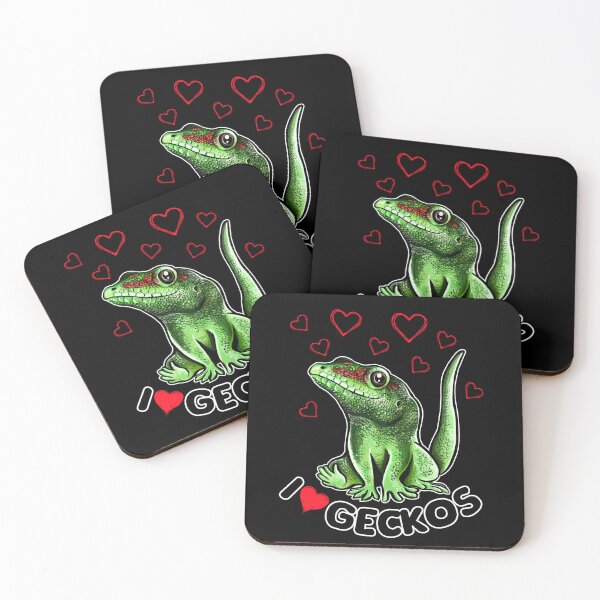 Item preview, I love lizards Cute Giant Day Gecko Design designed and sold by BeataY6Art.