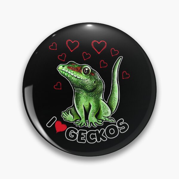 Item preview, I love lizards Cute Giant Day Gecko Design designed and sold by BeataY6Art.