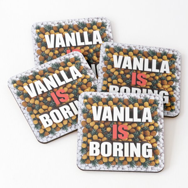 Item preview, Vanilla Is Boring | Pineapples & Shells designed and sold by JLEmporium.
