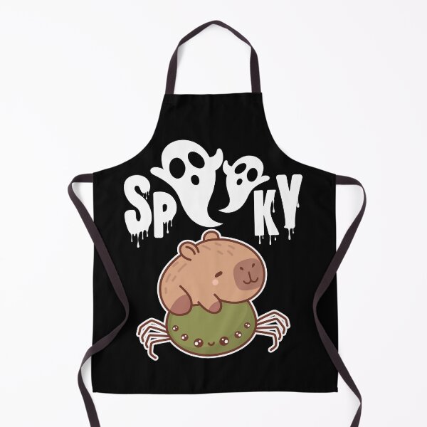 Item preview, Cute and spooky capybara on a cute spider Halloween graphic designed and sold by PerkyParakeet.