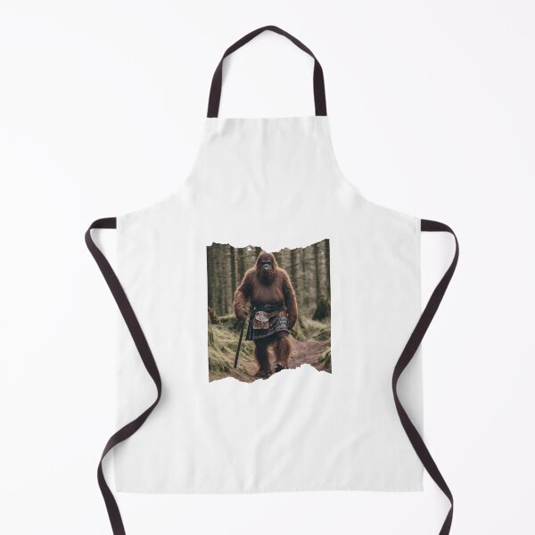 Item preview, Scottish Bigfoot Walking Through Woods in a Kilt designed and sold by Orkneyology.