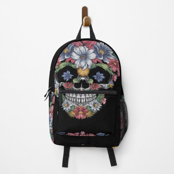 Item preview, FlFloral Skull: The Art of Beauty and Mortality designed and sold by TrendTrove1.