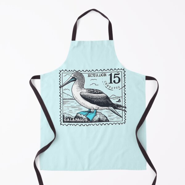 Item preview, Postage stamp of Blue-footed Booby from Ecuador, Galapagos designed and sold by marilustrado.