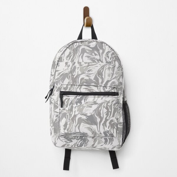 Item preview, GRAY SNOW HORSES : Open Field Collection designed and sold by Zen Candy 3000 Travis Nicholas Zariwny.