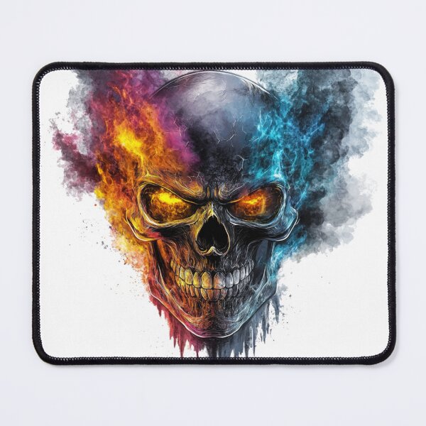 Item preview, Fiery and Icy Skull designed and sold by gimpysticks.