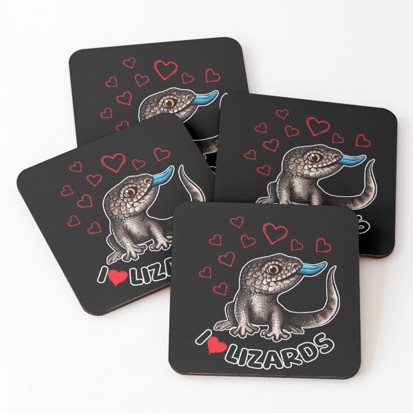 Item preview, I love lizards Cute Blue Tongue Skink Design designed and sold by BeataY6Art.