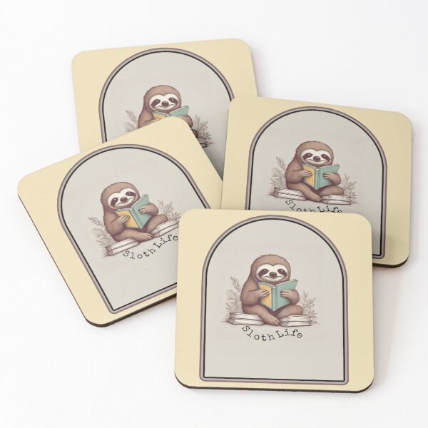 Item preview, Sloth Life Green Reader designed and sold by SpotOnJ.