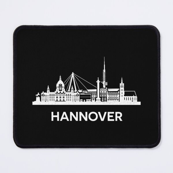 Item preview, Hannover Skyline Silhouette White designed and sold by strixvariaart.