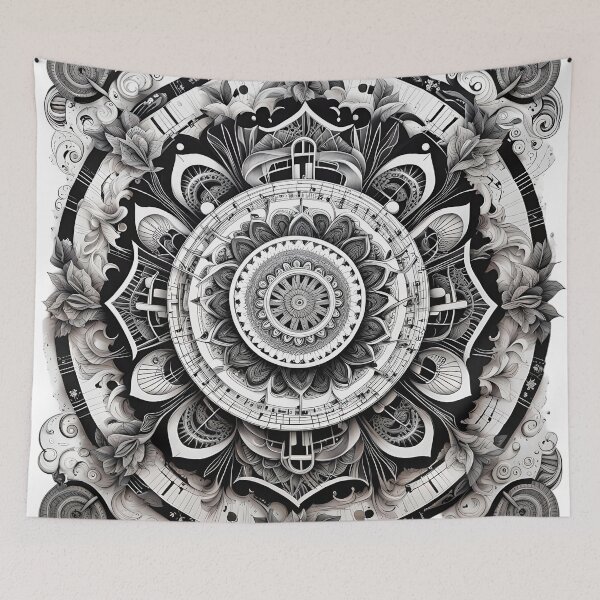 Item preview, Mandala of Musical Harmony and Nature designed and sold by MandalasShops.