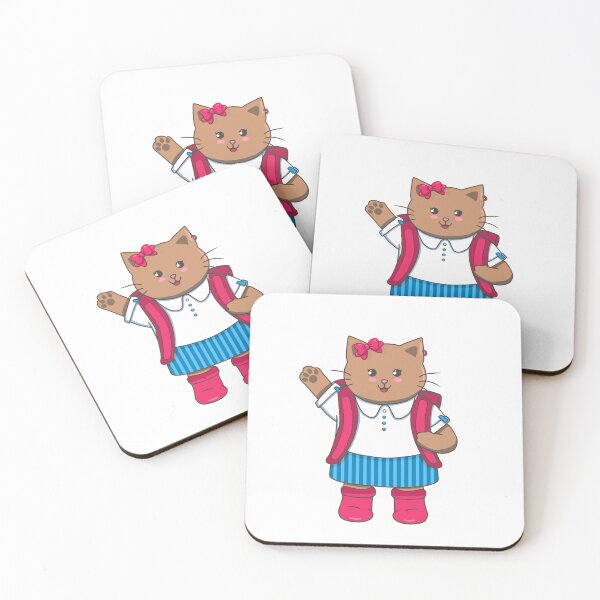 Item preview, Adorable  Little kitten Going Back to School  designed and sold by Hello-Cuties.