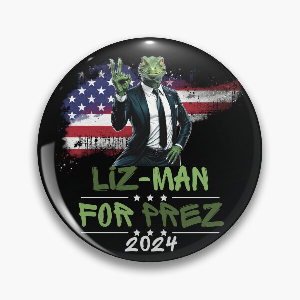 Artikelvorschau, Liz-Man für Präsident 2024 entworfen und verkauft von Jsamdesigns.