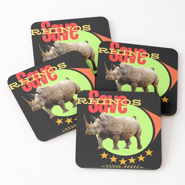 Item preview, Save Rhinos designed and sold by ZibaCentralShop.