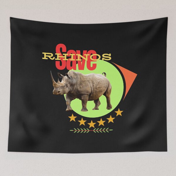 Item preview, Save Rhinos designed and sold by ZibaCentralShop.