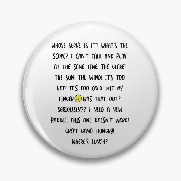 Item preview, Funny Pickleball Talk and Phrases designed and sold by whyitsme.