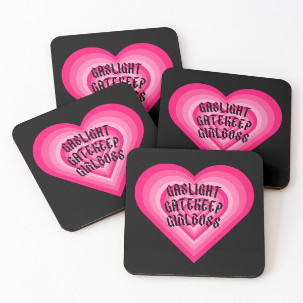Item preview, GASLIGHT GATEKEEP GIRLBOSS HEART designed and sold by IconicMess.