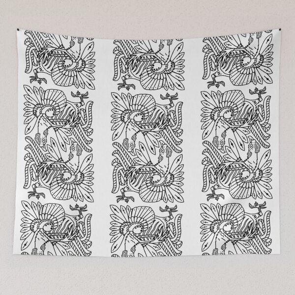 Item preview, Roosters (linework only) designed and sold by korynaq.